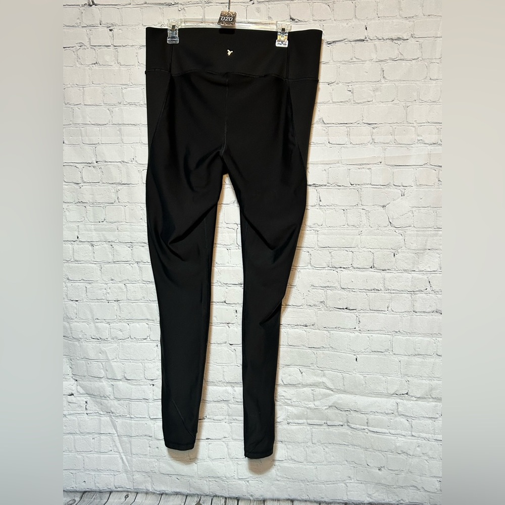 20 Old Navy active power press leggings high rise go dry XL TALL Black